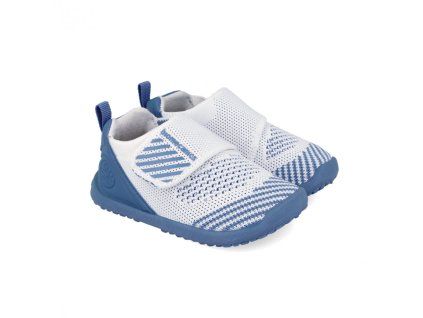 BIOMECHANICS detské chlapčenské tenisky BAREFOOT modré Indigo Blanco