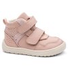 PROTETIKA detské dievčenské prechodné kožené topánky BAREFOOT TIRA Pink