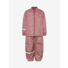 CELAVI detská dievčenská prechodná prešívaná termo súprava Zemitá rúžová Burlwood
