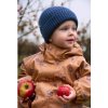 CELAVI detská čiapka pletená z Merino vlny modrá Oceán