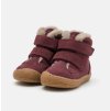 FRODDO detské dievčenské zateplené zimné topánky semišové Bordové MINI SUEDE