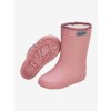 EN FANT detské dievčenské gumáky zateplené ovčím rúnom Thermo Old Rose