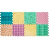 ORTEK masážna ortopedická podložka Puzzle Mix Pastel 8 prvkov