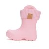 D.D.STEP detské dievčenské gumáky zateplené s vyberateľnou vložkou BABY PINK, *106