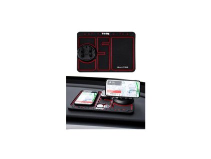 Palubní protiskluzová podložka a kryt na mobilní telefon do auta