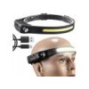 Univerzální dobíjecí COB LED čelovka Headlamp