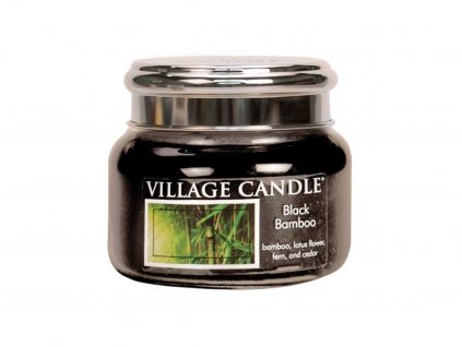 41768 1 village candle vonna svicka ve skle bambus black bamboo 11oz