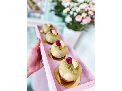 zmrzlinový zákusek pistácie