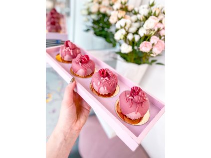 zmrzlinový zákusek ruby malina