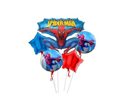 0030557 sada foliovych balonku spiderman 5 ks 625