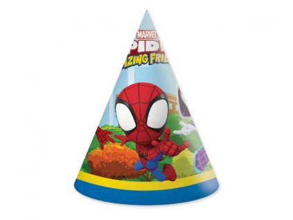 0028699 papirove party cepicky spidey a pratele 6 ks 625
