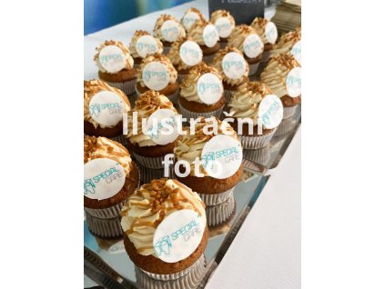 Vanilkové cupcakes s karamelovým krémem