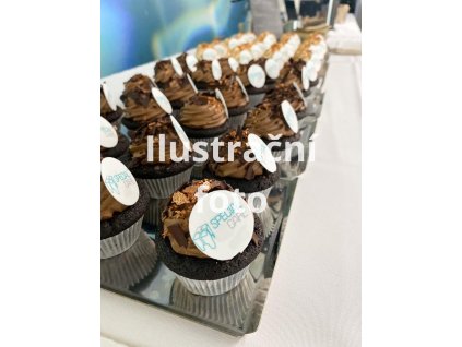 Čokoládové cupcakes s čokoládovým krémem