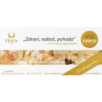 Fenix 2025darkove libovolny 5000