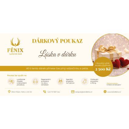 Dárkový poukaz z lásky