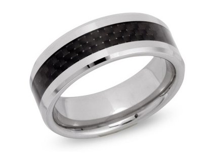 prsten sector jewels model carbon sli73027 velikost 27