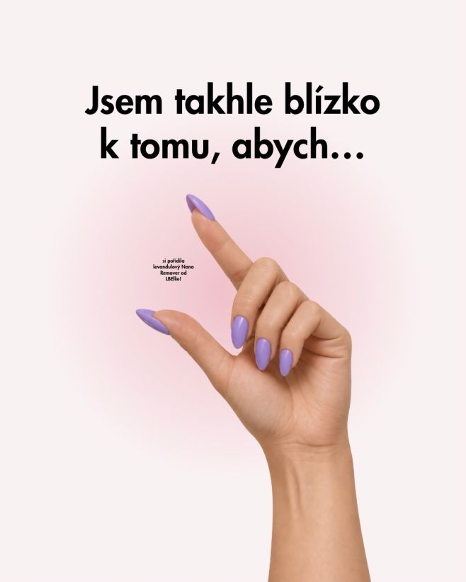 Jestli jsi takhle blízko, možná už je čas kliknout na „objednat“. 👀💜 Levandulový Nano Remover ti usnadní odstranění řas a...