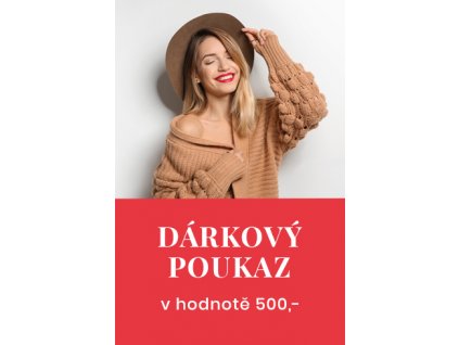 Dárkový poukaz 500 Kč