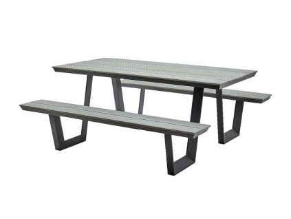 Záhradná lavica - HECHT BELIZE GREY