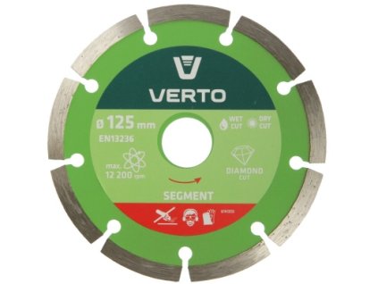 Diamantový segmentový kotúč 125 mm VERTO