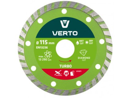 Diamantový kotúč Turbo 115 mm VERTO