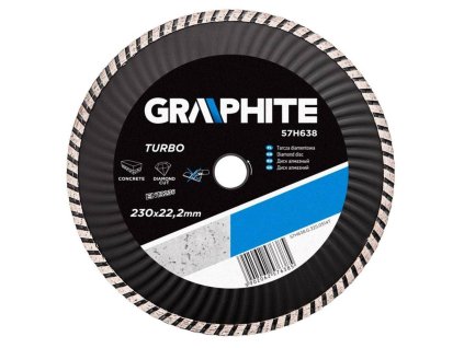 Turbo diamantový kotúč 230 mm GRAPHITE 57H638