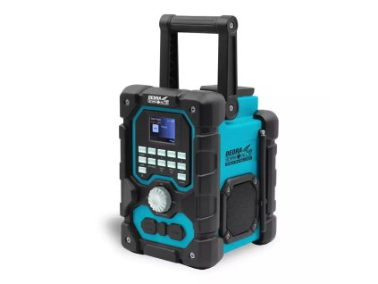 Akumulátorové rádio DAB+/FM 18 V Bluetooth USB, DEDRA SAS+ALL DED7006BT