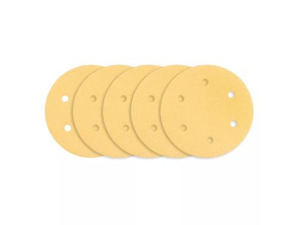 Brúsny papier na suchý zips 225 mm, 5 ks, so 6 otvormi pre brúsku 59G264, 59G265, 54H029 GRAPHITE