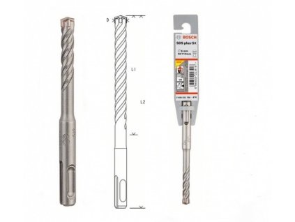 Vrták do kladív SDS-plus-5       8 x 50 x 110 mm