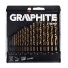 Sada vrtákov HSS do kovu 19 ks GRAPHITE 57H089