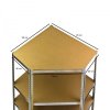 DEMA Bezskrutkový rohový regál 5P 175 kg 180x90x90 cm, 15500D