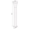 Záhradná lampa stĺpik 80cm NEO 99-081
