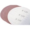 brusny papier s adapterom 150 mm k60 k80 k120 k240 13 dielna sada
