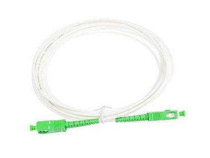 sc apc sc apc flexi opticky patch cord g 657b3 2mm 0 5m bily simplex i4901