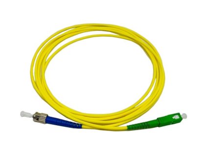 optix sc apc st opticky patch cord 09 125 3m g657a simplex ie14365