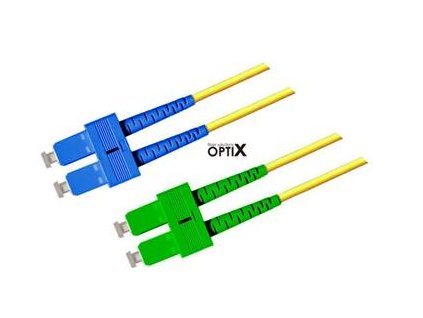 optix sc apc sc opticky patch cord 09 125 0 5m g657a i3205