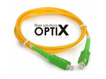 Optický patch cord Optix 9/125 OS2 SC-SC APC-APC simplex 1,8mm