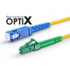 optix sc lc apc opticky patch cord 09 125 0 5m g657a simplex i1767