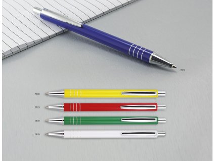 Hliníkové kuličkové pero nebo mikrotužka Latera (Varianta 30 - modrá)