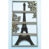 Dekorace na zeď Eiffelova věž 1000x554mm