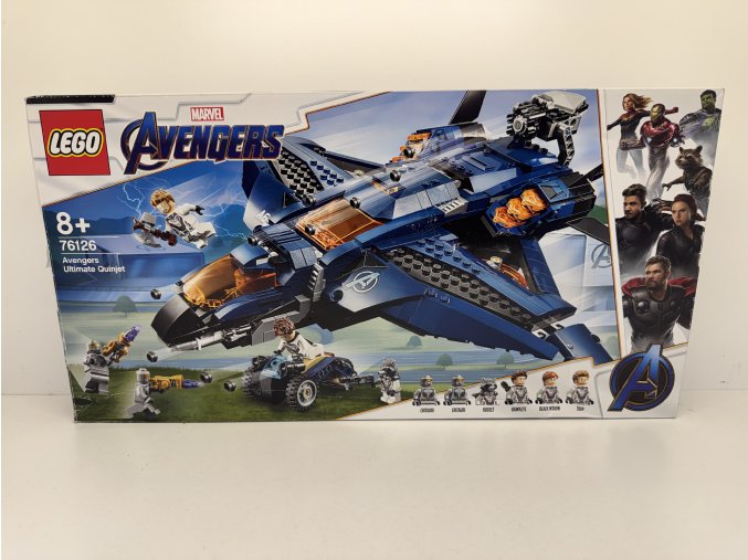 LEGO 76126 Super Heroes - Parádní tryskáč Avengerů