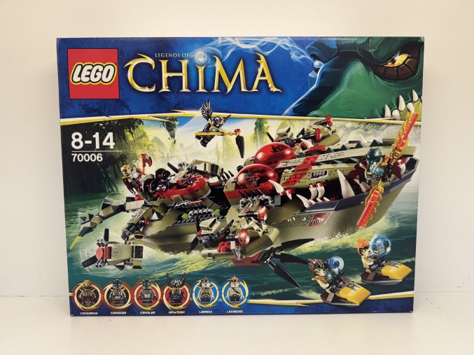 LEGO 70006 Chima - Craggerův krokodýlí člun