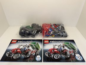 LEGO 8063 Technic - Traktor s vlekem