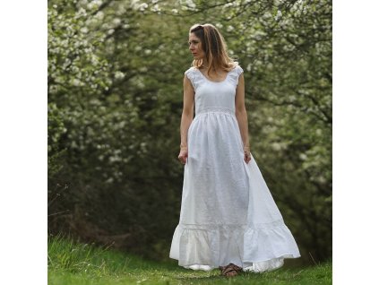 Svatební krajkové s volánkem I (Le Mi)