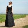Boho maxi šaty černé VIII (Le Mi)