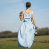 Boho maxi šaty Sky Blue III (Le Mi)