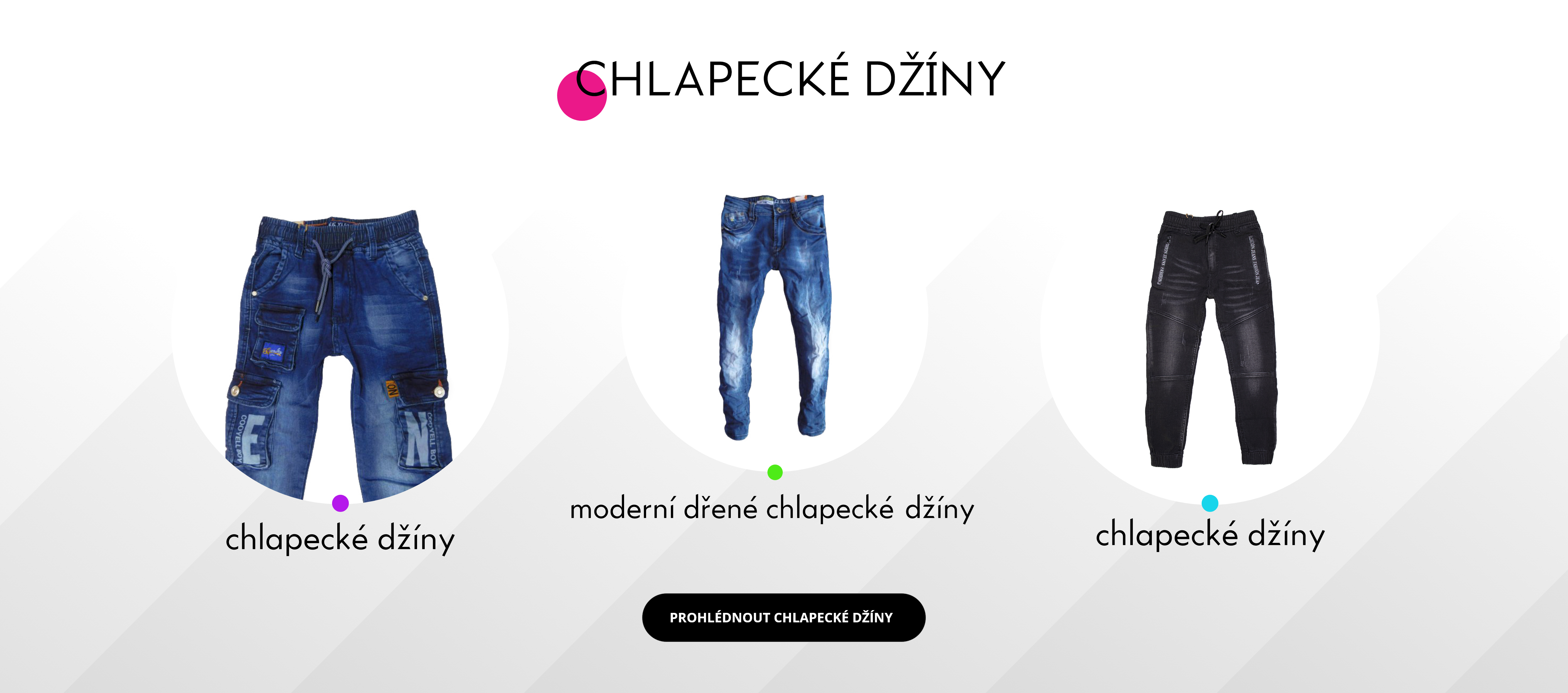 Chlapecké džíny