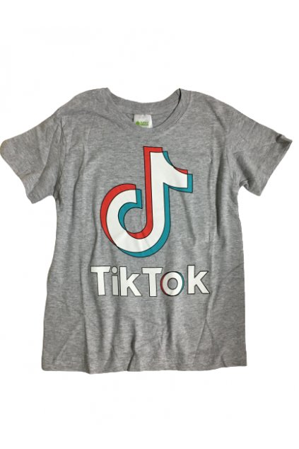  TIK TOK ŠEDÉ tričko (Barva 0, Velikost 164)