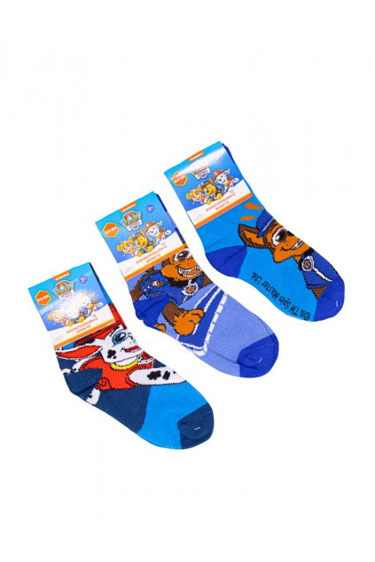 PAW PATROL chlapecké ponožky 3 PACK