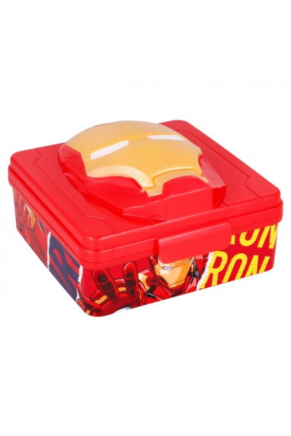 3d lunch box avengers iron man comic heroes